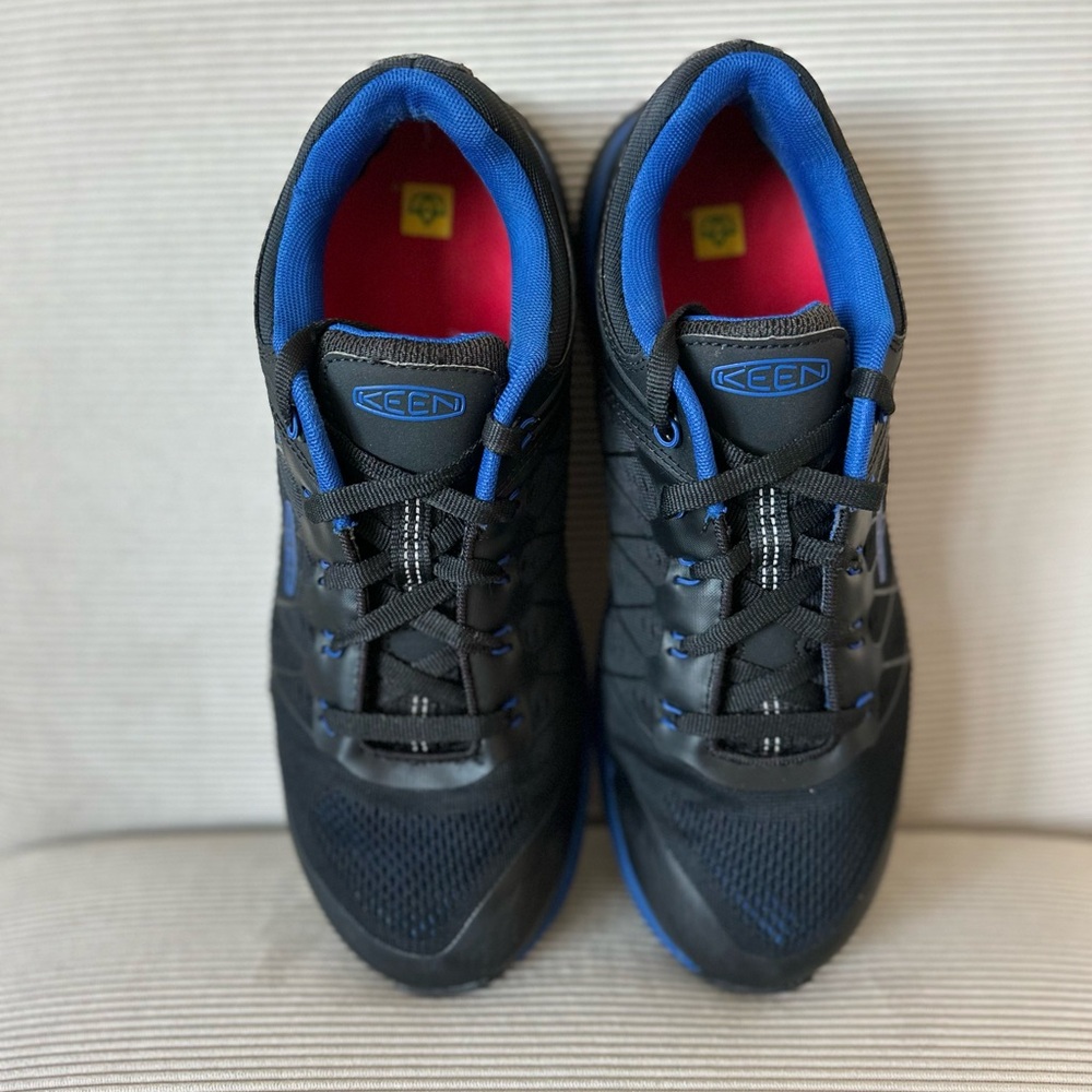 Men’s KEEN Utility Vista Energy work sneakers - Black/Nautical Blue - size 11.5D - Picture 10 of 11